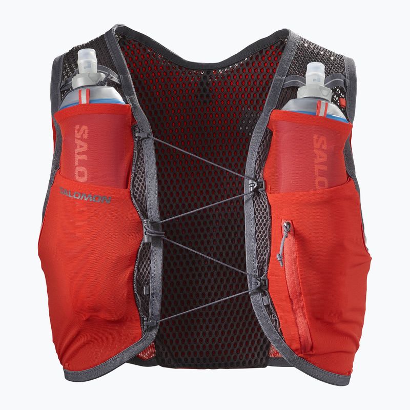 Salomon Active Skin 4 set rucsac de alergare roșu LC1909200
