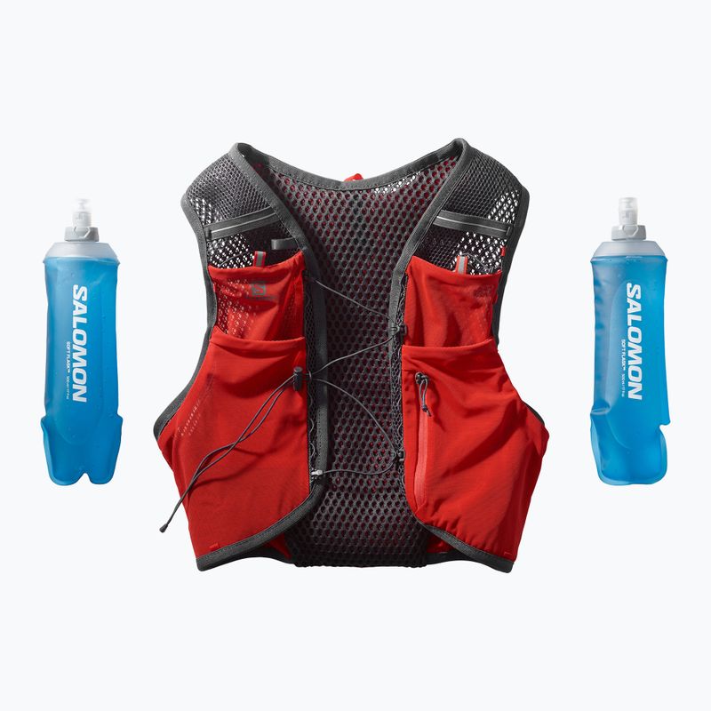 Salomon Active Skin 4 set rucsac de alergare roșu LC1909200 3