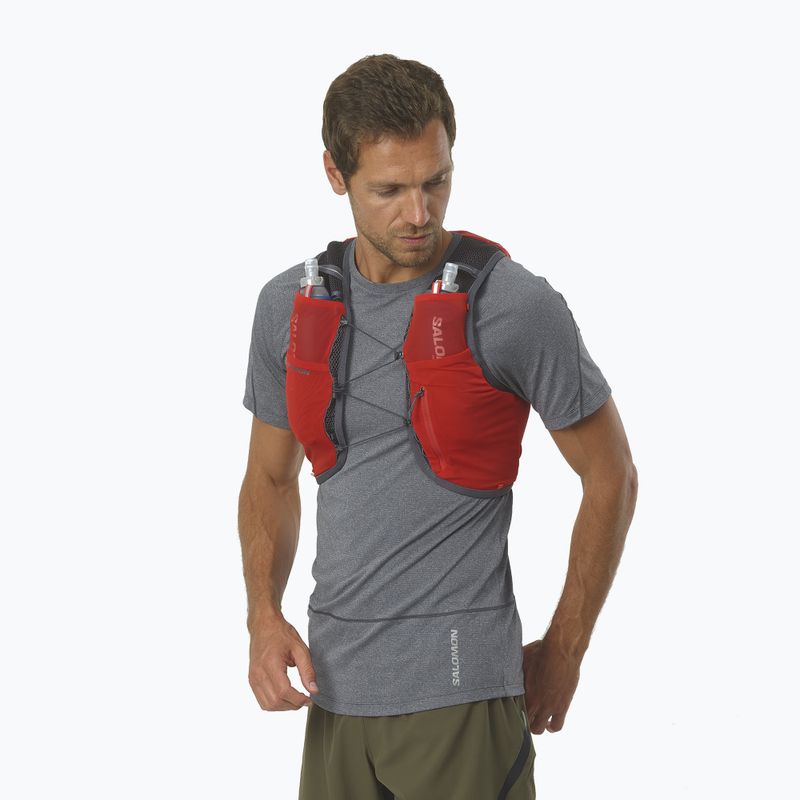 Salomon Active Skin 8 set de gilet de alergare roșu LC1909600 7