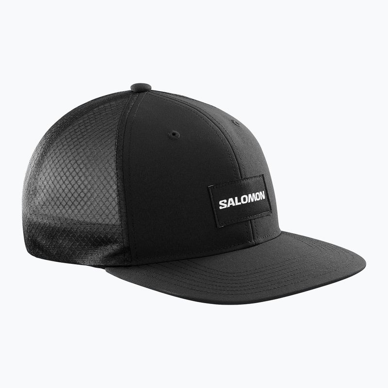 Șapcă Salomon Trucker Flat deep black/deep black