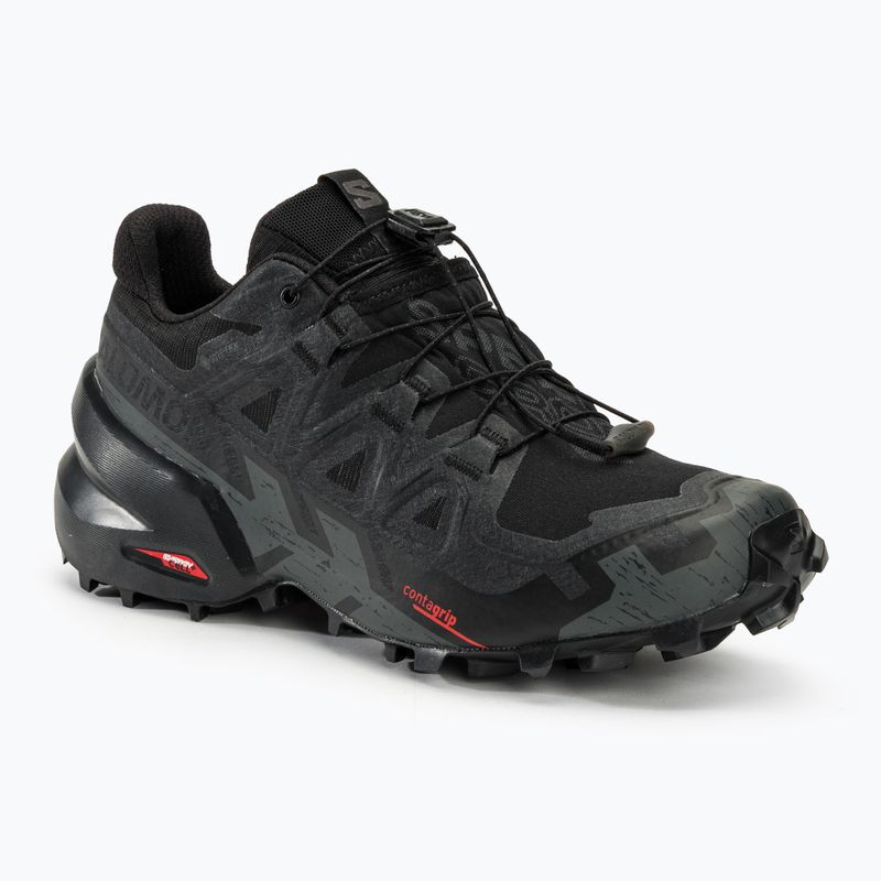 Pantofi de alergare pentru femei Salomon Speedcross 6 GTX negru/negru/fan