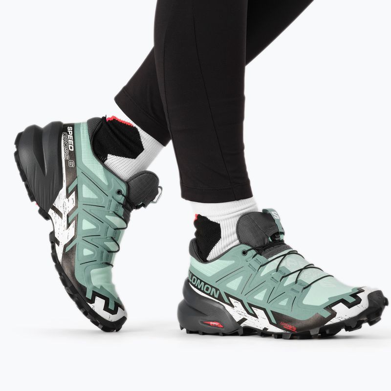 Încălțăminte de alergat pentru femei Salomon Speedrcross 6 verde L41743100 3