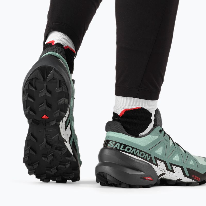 Încălțăminte de alergat pentru femei Salomon Speedrcross 6 verde L41743100 4