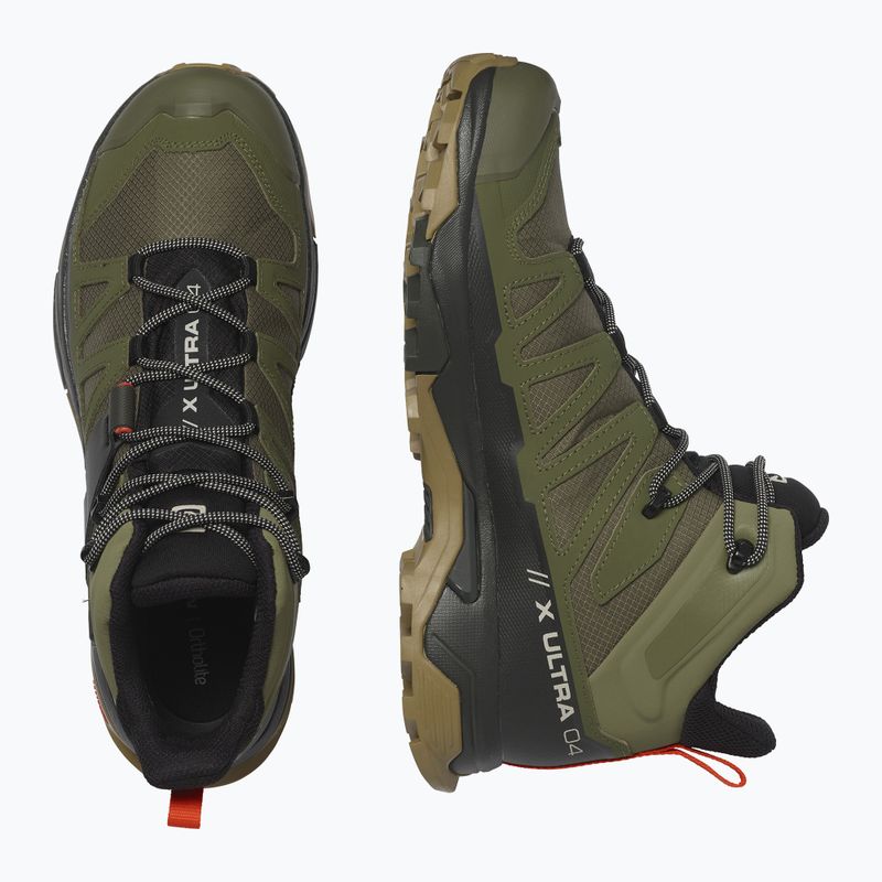 Încălțăminte de trekking pentru bărbați Salomon X Ultra 4 MID GTX deep lichen green/peat/kelp 13