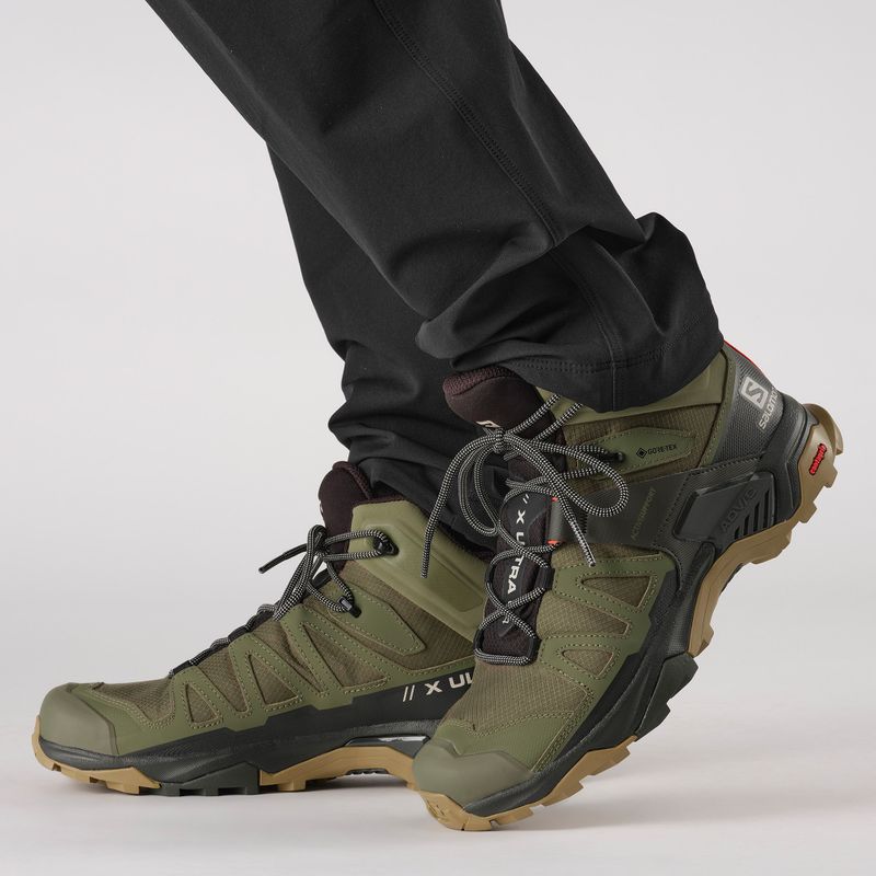 Încălțăminte de trekking pentru bărbați Salomon X Ultra 4 MID GTX deep lichen green/peat/kelp 14