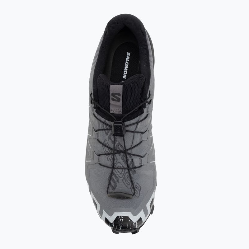 Pantofi de alergare bărbați Salomon Speedcross 6 Wide quiet shade/black/pearl blue 5