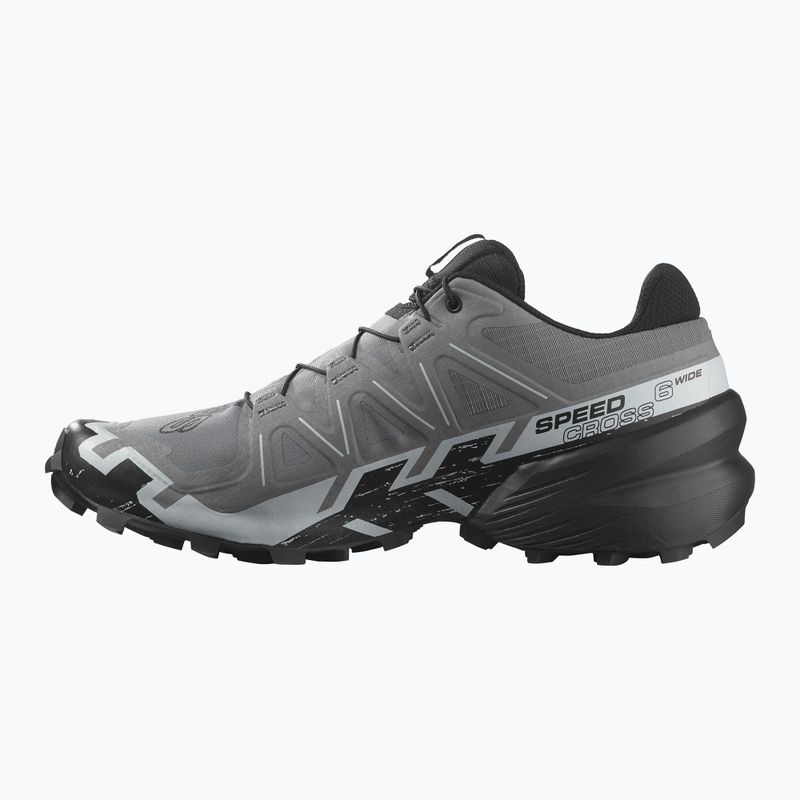 Pantofi de alergare bărbați Salomon Speedcross 6 Wide quiet shade/black/pearl blue 3