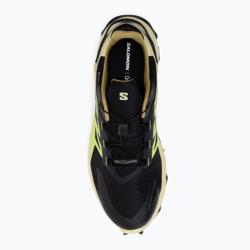 Încălțăminte de alergat pentru bărbați Salomon Supercross 4 GTX negru-verde L41731700 8