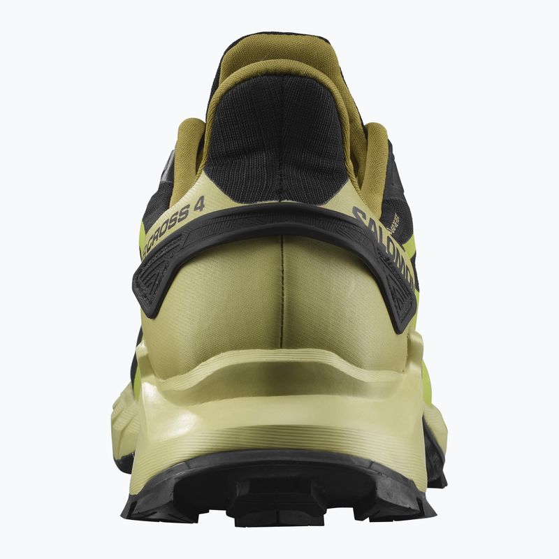 Încălțăminte de alergat pentru bărbați Salomon Supercross 4 GTX negru-verde L41731700 9
