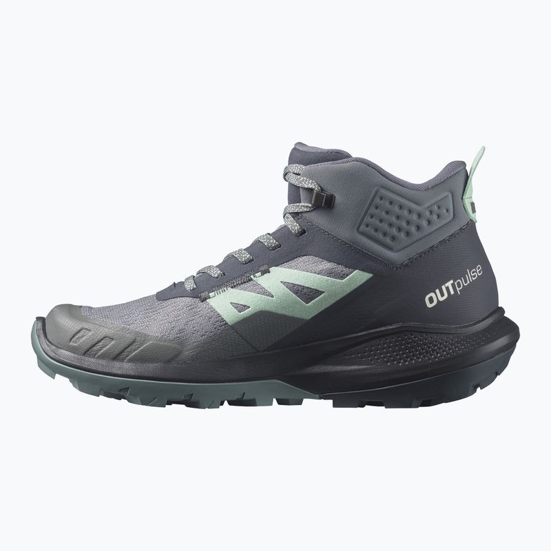 Salomon Outpulse Mid GTX cizme de trekking pentru femei ebony/qush/ebony 13