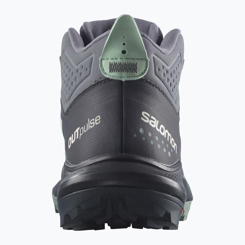 Salomon Outpulse Mid GTX cizme de trekking pentru femei ebony/qush/ebony 14