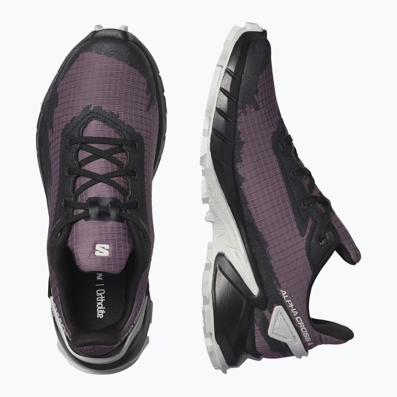 Pantofi de alergare pentru femei Salomon Alphacross 4 violet L41725200 14