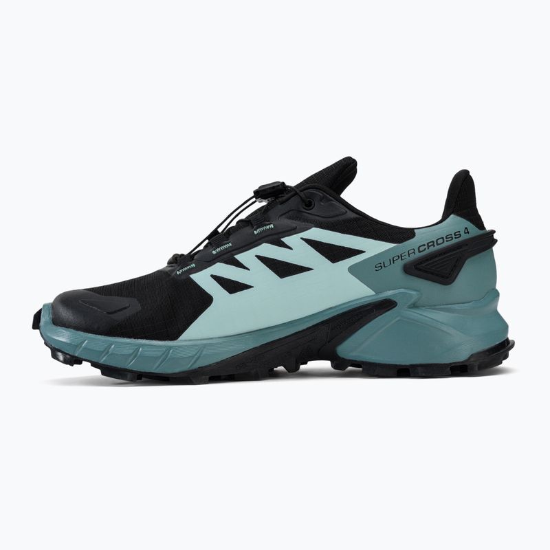 Încălțăminte de alergat pentru femei Salomon Supercross 4 GTX negru-albastră L41735500 11
