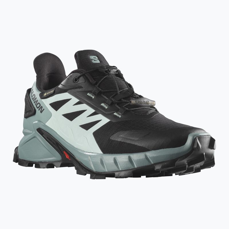 Încălțăminte de alergat pentru femei Salomon Supercross 4 GTX negru-albastră L41735500 12