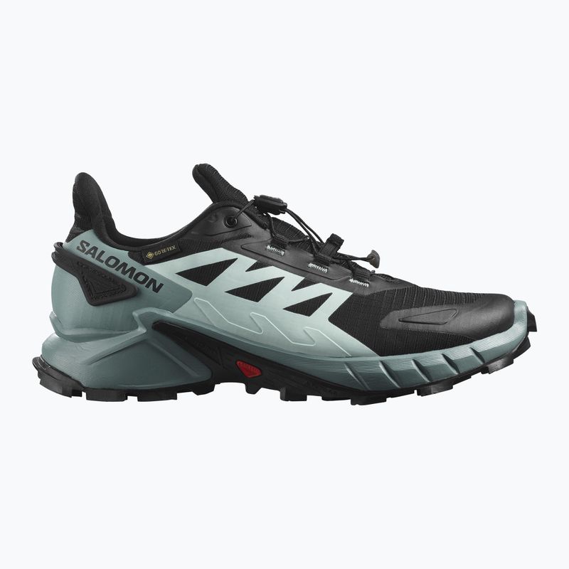 Încălțăminte de alergat pentru femei Salomon Supercross 4 GTX negru-albastră L41735500 13