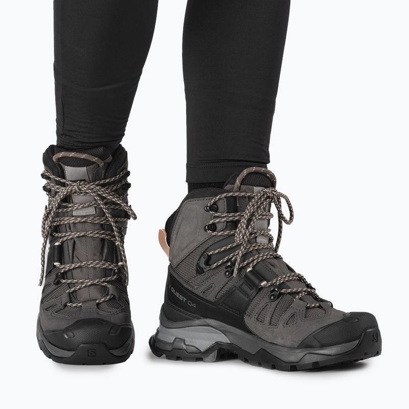 Cizme de trekking pentru femei Salomon Quest 4 GTX magnet/negru/soare 15