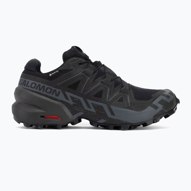 Pantofi de alergare pentru bărbați Salomon Speedcross 6 GTX negru/negru/fantomă 2