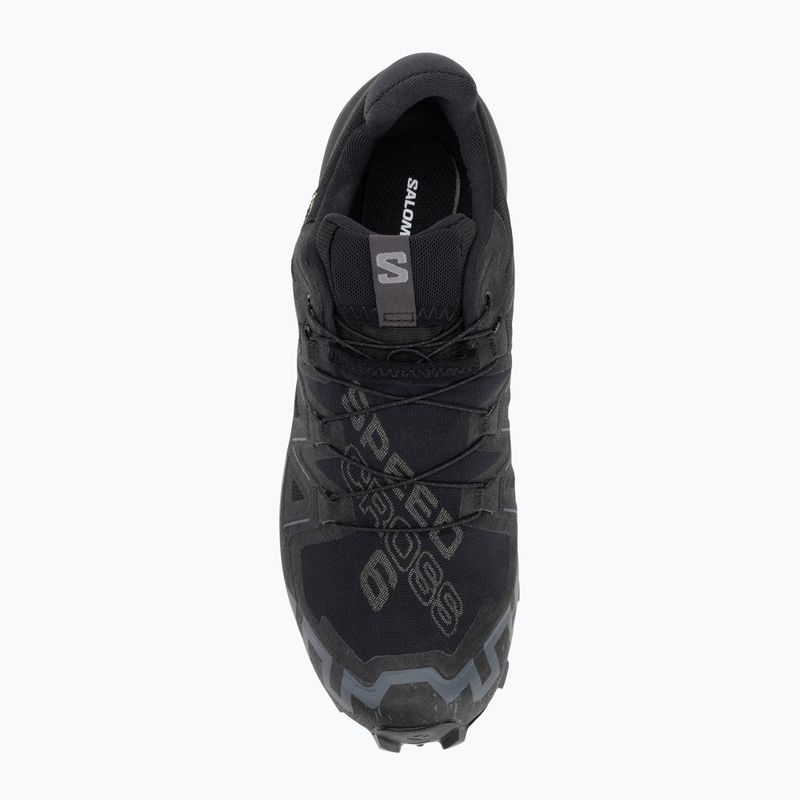 Pantofi de alergare pentru bărbați Salomon Speedcross 6 GTX negru/negru/fantomă 5