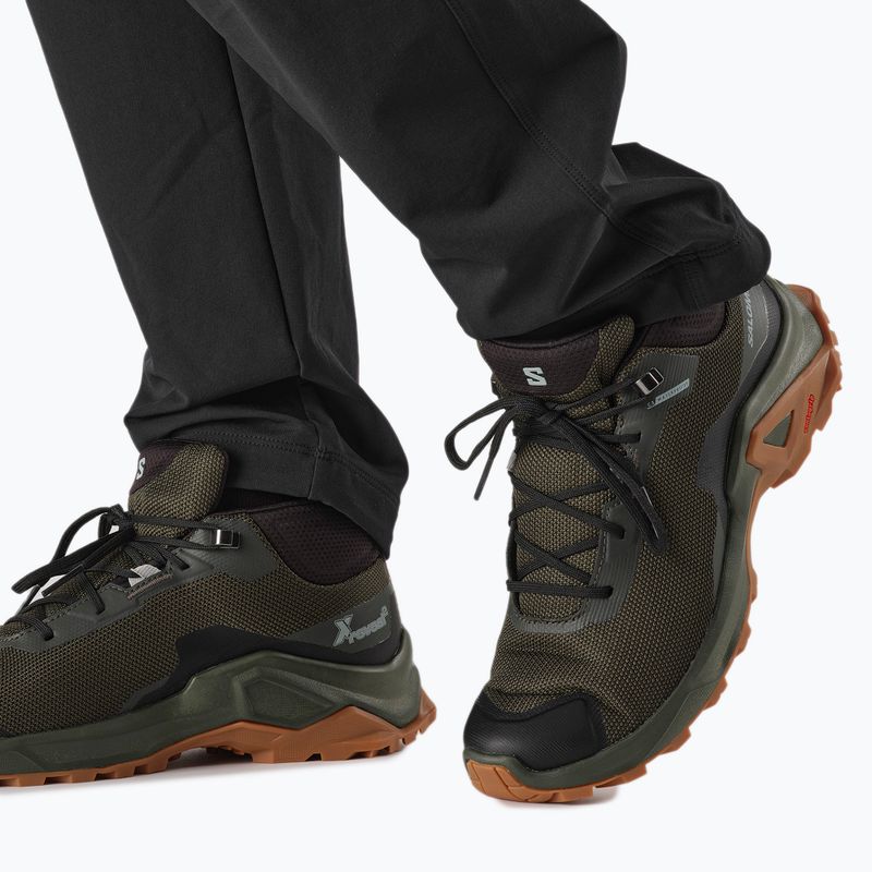 Încălțăminte de trekking pentru bărbați Salomon X Reveal Chukka CSWP 2 verde L41763000 15