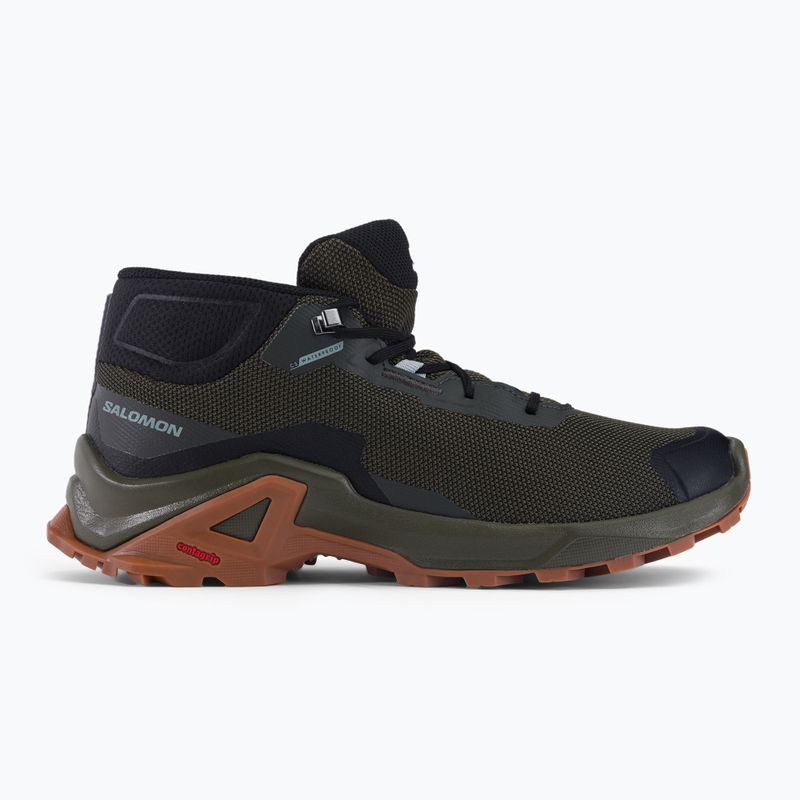 Încălțăminte de trekking pentru bărbați Salomon X Reveal Chukka CSWP 2 verde L41763000 2