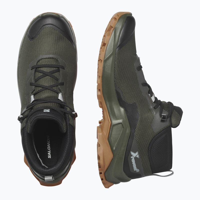 Încălțăminte de trekking pentru bărbați Salomon X Reveal Chukka CSWP 2 verde L41763000 13