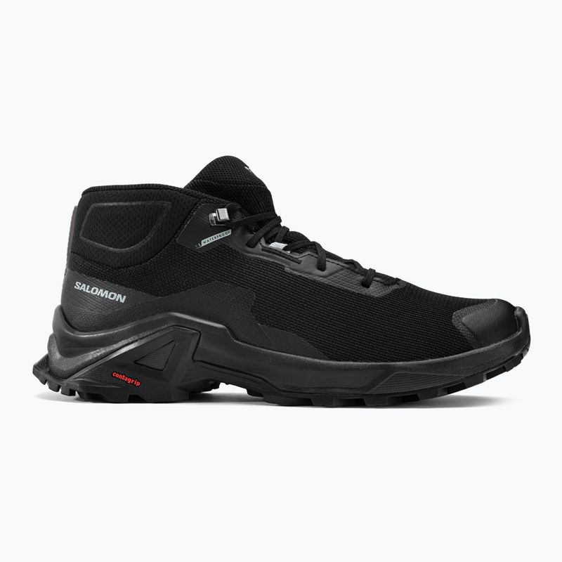 Încălțăminte de trekking pentru bărbați Salomon X Reveal Chukka CSWP 2 neagră L41762900 2