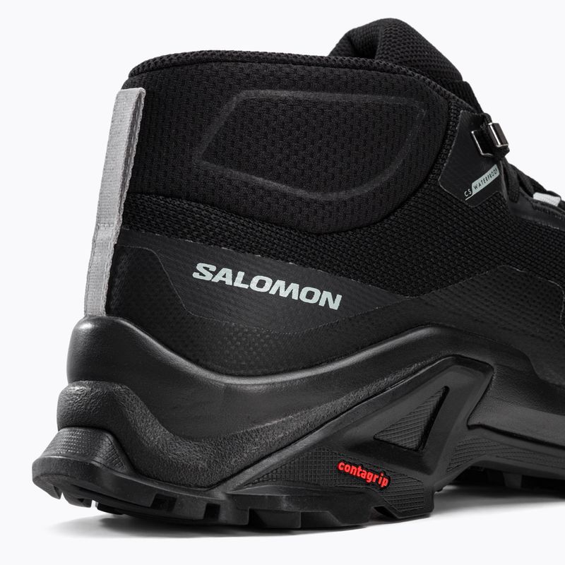 Încălțăminte de trekking pentru bărbați Salomon X Reveal Chukka CSWP 2 neagră L41762900 8