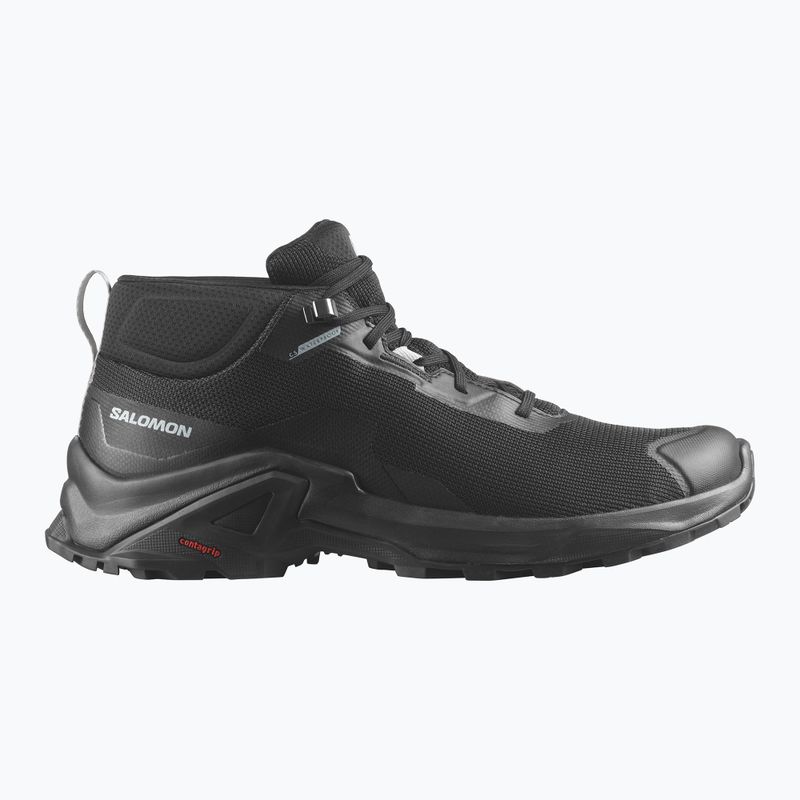 Încălțăminte de trekking pentru bărbați Salomon X Reveal Chukka CSWP 2 neagră L41762900 12