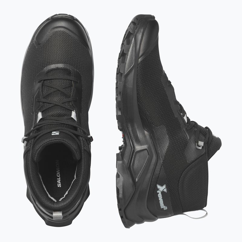 Încălțăminte de trekking pentru bărbați Salomon X Reveal Chukka CSWP 2 neagră L41762900 15