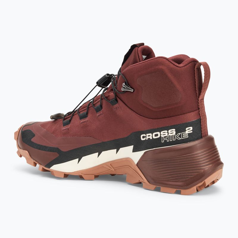 Încălțăminte de trekking pentru femei Salomon Cross Hike MID GTX 2 bitter chocolate/ mocha mousse 3