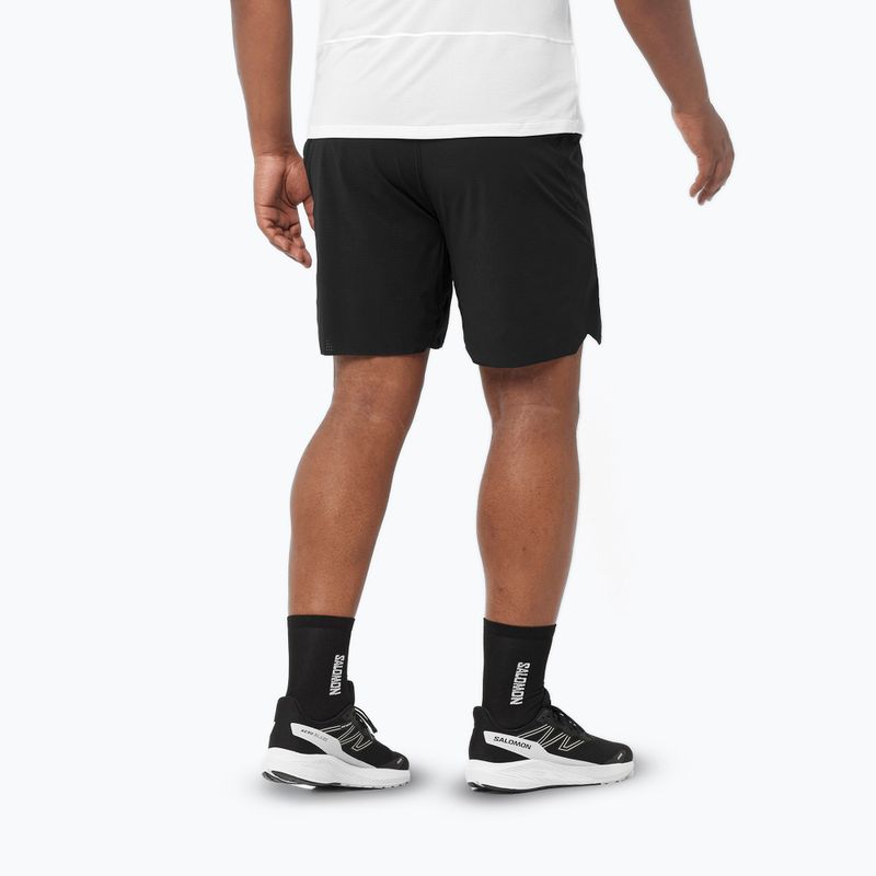 Pantaloni scurți de alergare pentru bărbați Salomon Sense Aero 7'' deep black 2