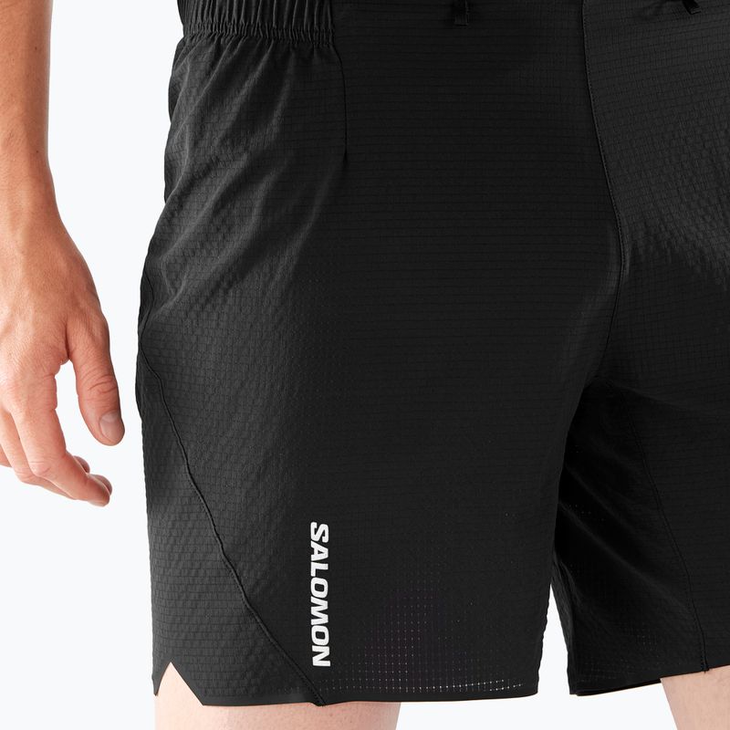 Pantaloni scurți de alergare pentru bărbați Salomon Sense Aero 7'' deep black 3