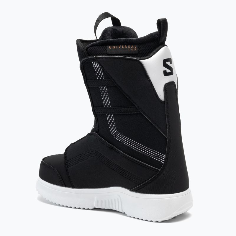 Cizme de snowboard pentru copii Salomon Project Boa negru L41681700 2