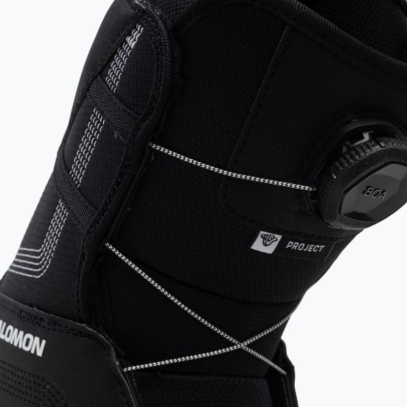 Cizme de snowboard pentru copii Salomon Project Boa negru L41681700 7