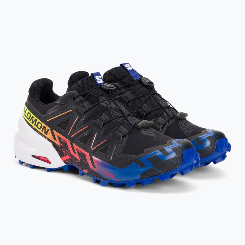 Salomon Speedcross 6 GTX pantofi de alergare pentru bărbați negru/surf the web/safety yellow 7