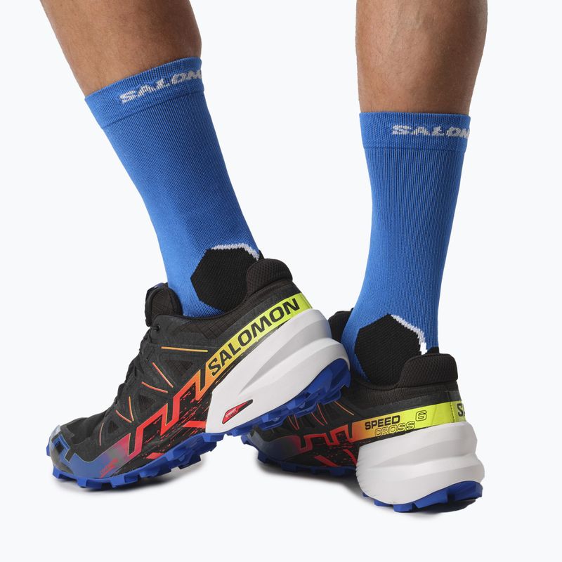 Salomon Speedcross 6 GTX pantofi de alergare pentru bărbați negru/surf the web/safety yellow 5