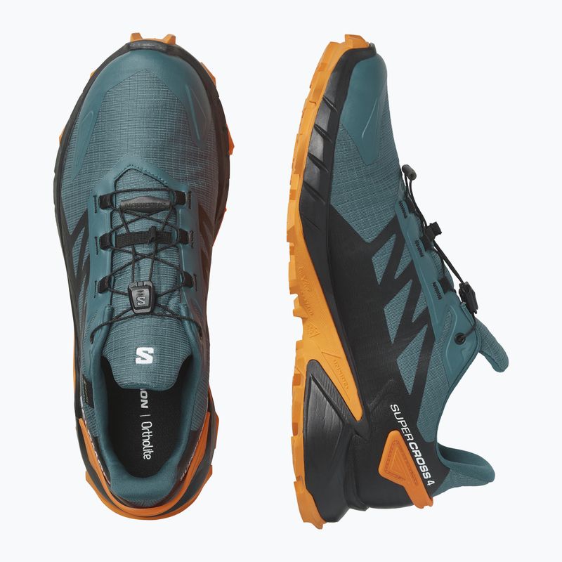 Încălăminte de alergat pentru bărbați Salomon Supercross 4 GTX stargazer/black/turmeric 10
