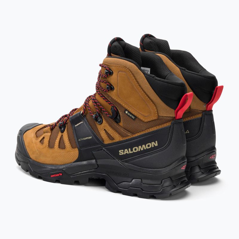 Încălțăminte de trekking pentru bărbați Salomon Quest 4 GTX maro L47156400 3