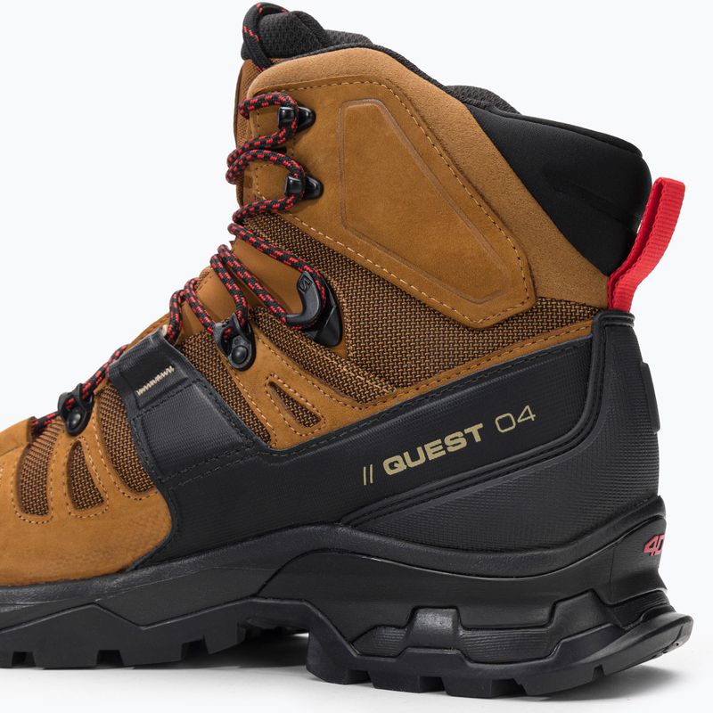 Încălțăminte de trekking pentru bărbați Salomon Quest 4 GTX maro L47156400 10
