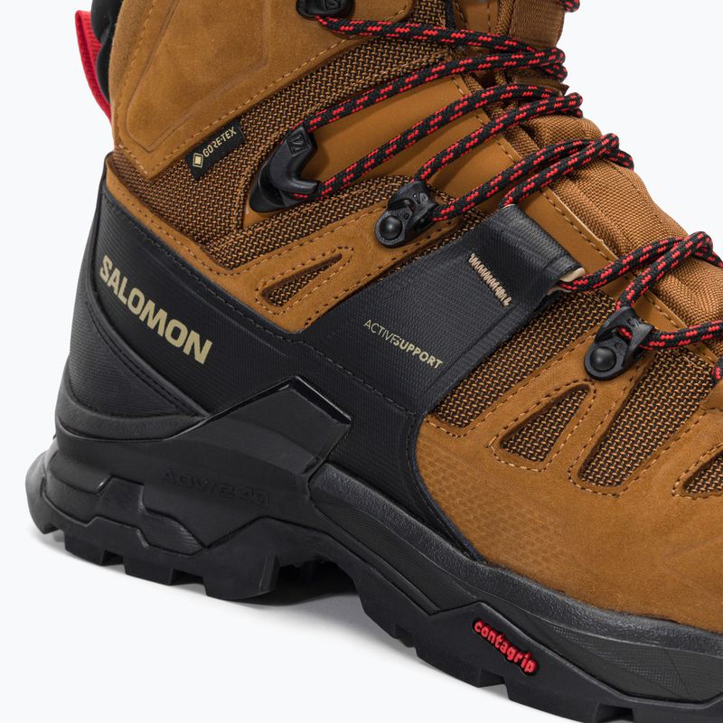 Încălțăminte de trekking pentru bărbați Salomon Quest 4 GTX maro L47156400 11