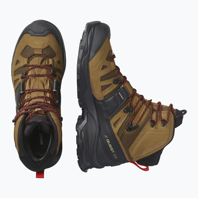 Încălțăminte de trekking pentru bărbați Salomon Quest 4 GTX maro L47156400 12