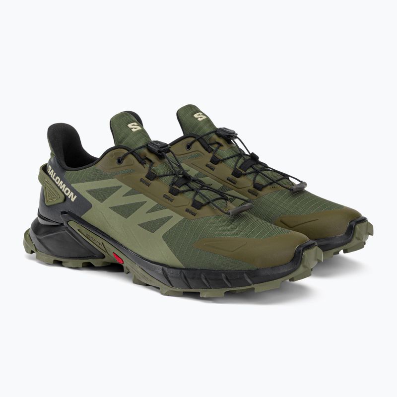 Încălțăminte de alergat pentru bărbați Salomon Supercross 4 verde L47205100 6
