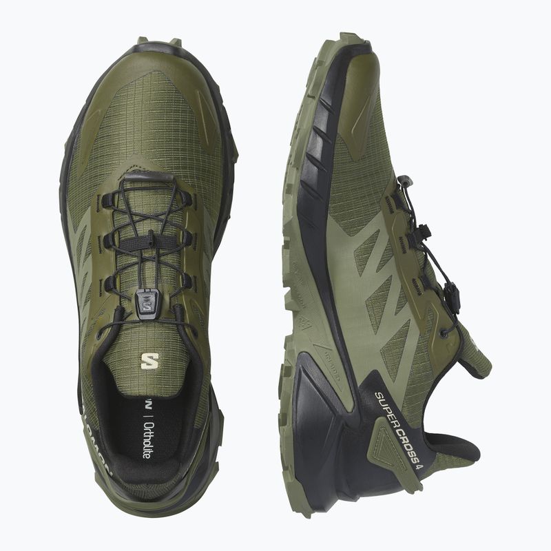 Încălțăminte de alergat pentru bărbați Salomon Supercross 4 verde L47205100 14