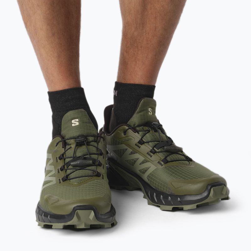 Încălțăminte de alergat pentru bărbați Salomon Supercross 4 verde L47205100 3