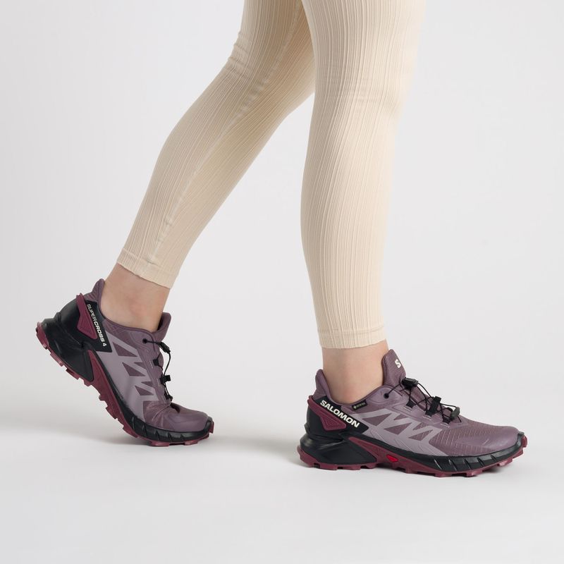 Încălțăminte de alergat pentru femei Salomon Supercross 4 GTX movă L47119900 2
