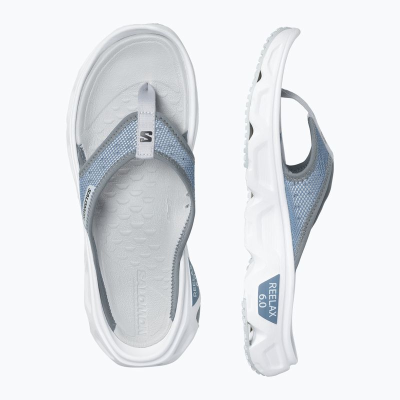 Șlapi pentru bărbați Salomon Reelax Break 6.0 blue ashes/white/pearl blue 5
