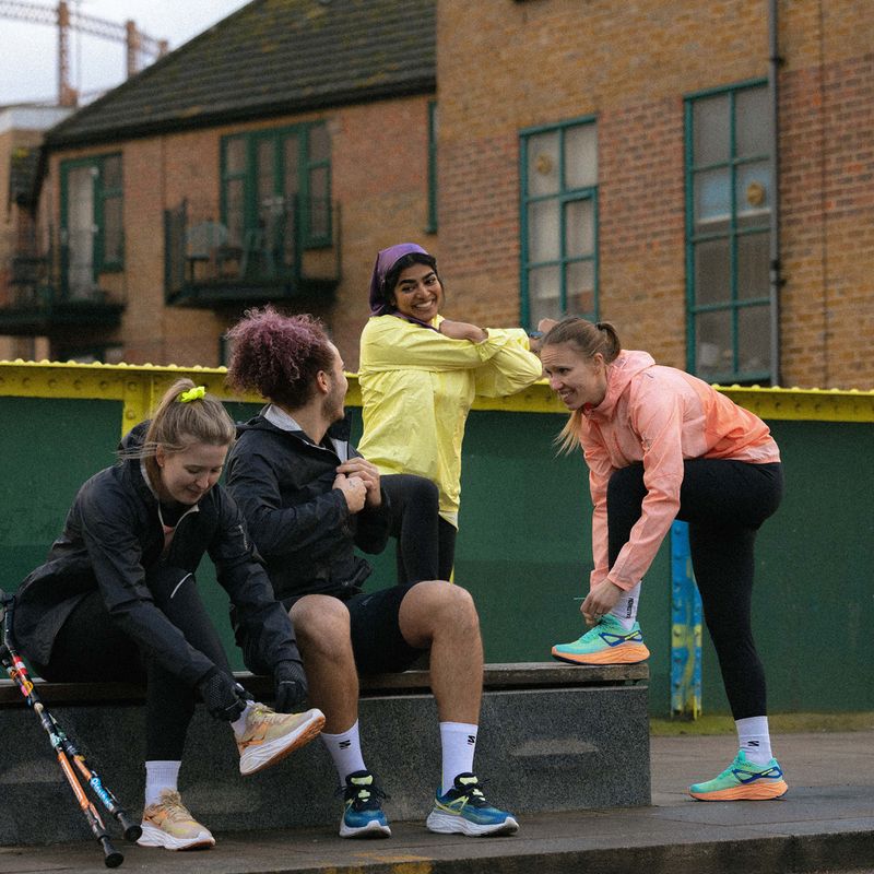 Pantofi de alergare pentru bărbați Salomon Aero Glide albastru cenușă/sefira închisă/calcar însorit 18