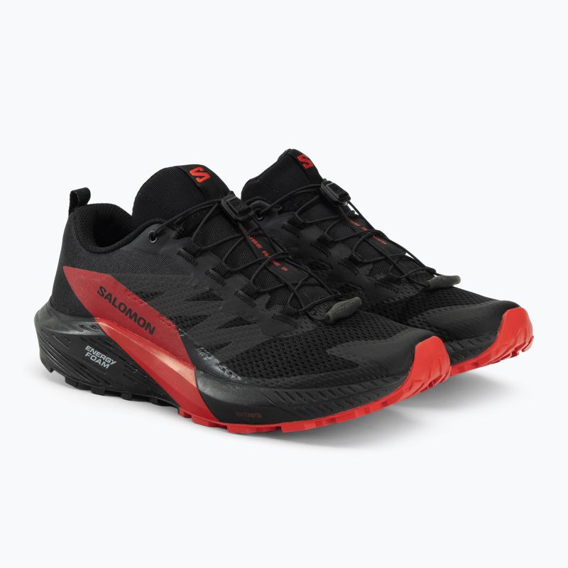 Încălțăminte de alergat pentru bărbați Salomon Sense Ride 5 neagră L47214300 5