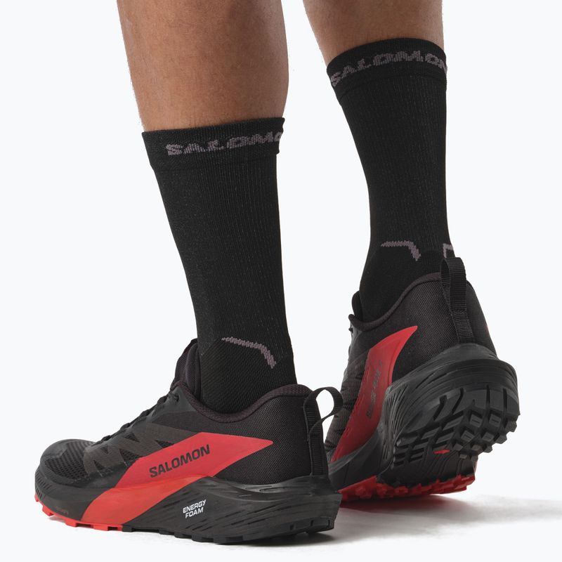 Încălțăminte de alergat pentru bărbați Salomon Sense Ride 5 neagră L47214300 13