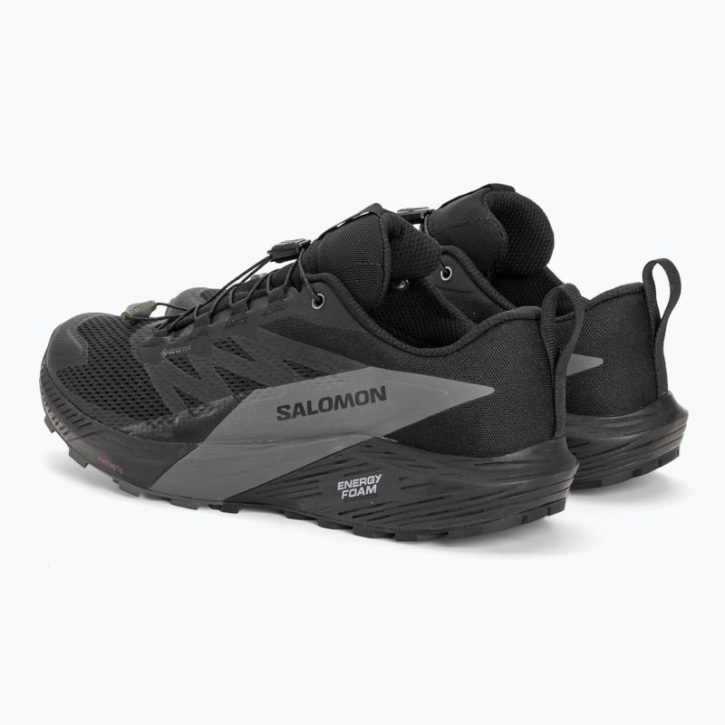 Pantofi de alergare pentru bărbați Salomon Sense Ride 5 GTX negru/magnet/negru 3